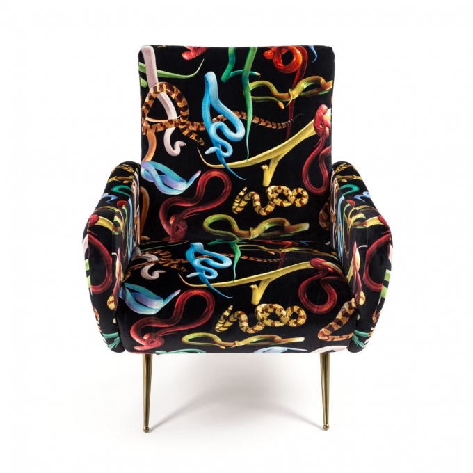 Poltrona serpenti armchair toiletpaper seletti