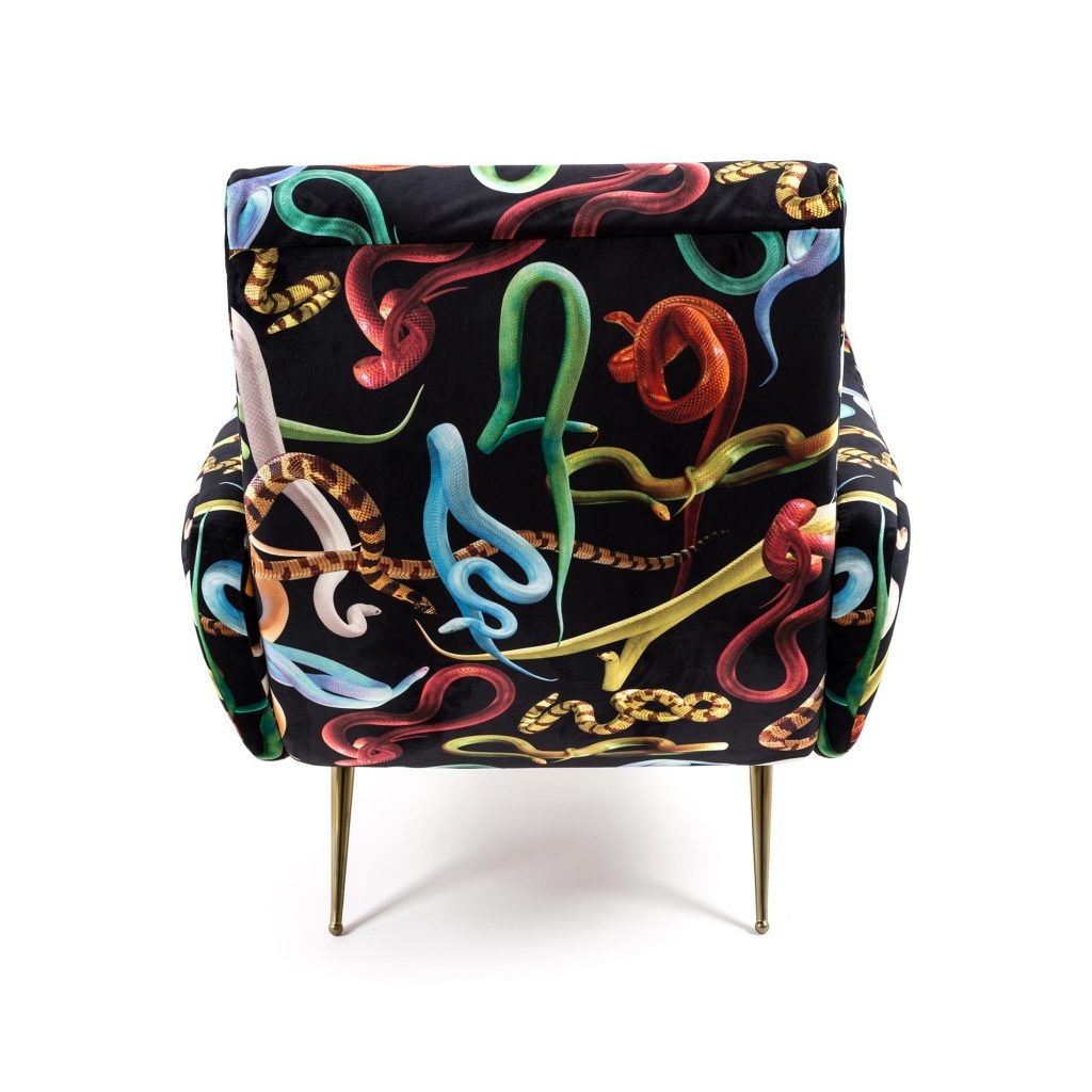 Poltrona serpenti armchair toiletpaper seletti