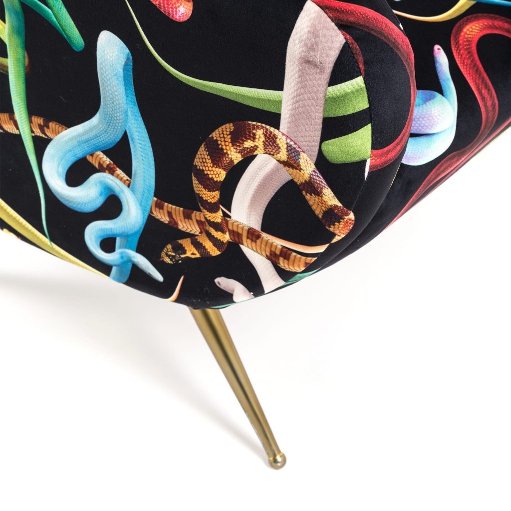 Poltrona serpenti armchair toiletpaper seletti