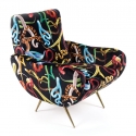 Poltrona serpenti armchair toiletpaper seletti