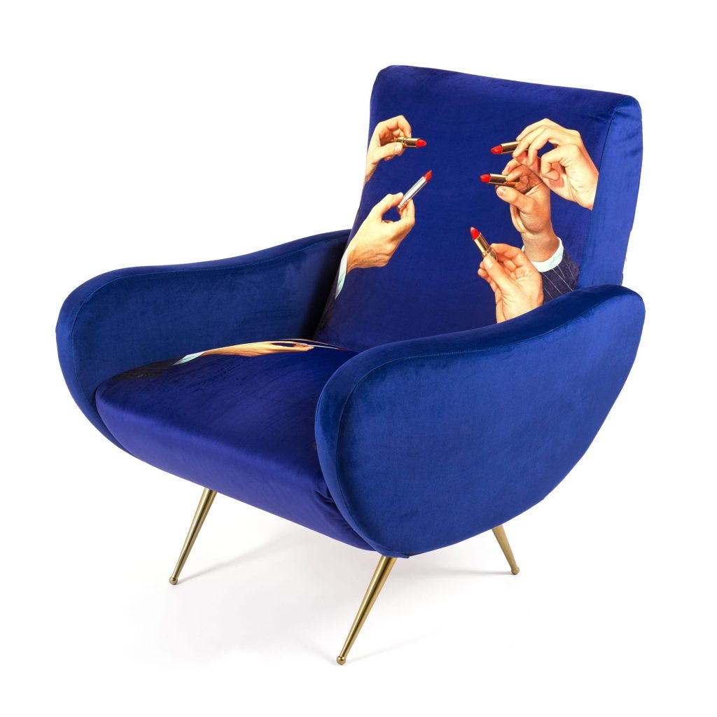 Poltrona rossetti armchair toiletpaper seletti