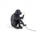 Lampada in resina monkey lamp outdoor black seletti