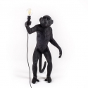 Lampada scimmia nera 54cm monkey lamp seletti