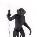 Lampada scimmia nera 54cm monkey lamp seletti