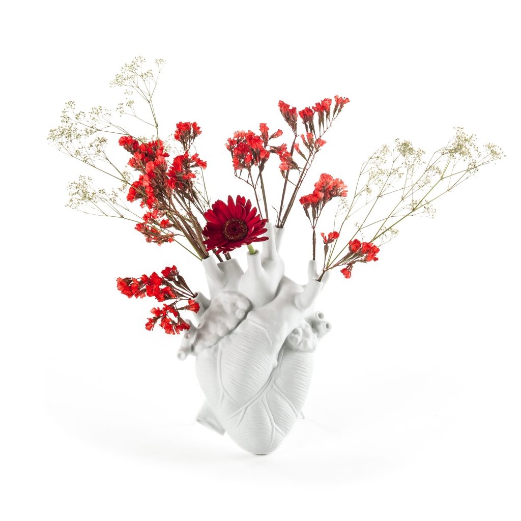 Vaso cuore love in bloom seletti