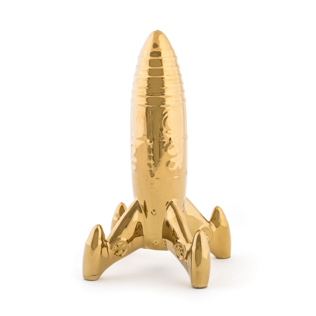 La mia astronave in porcellana memorabilia oro seletti