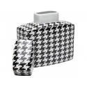 Contenitore decorativo houndstooth 22cm kare design