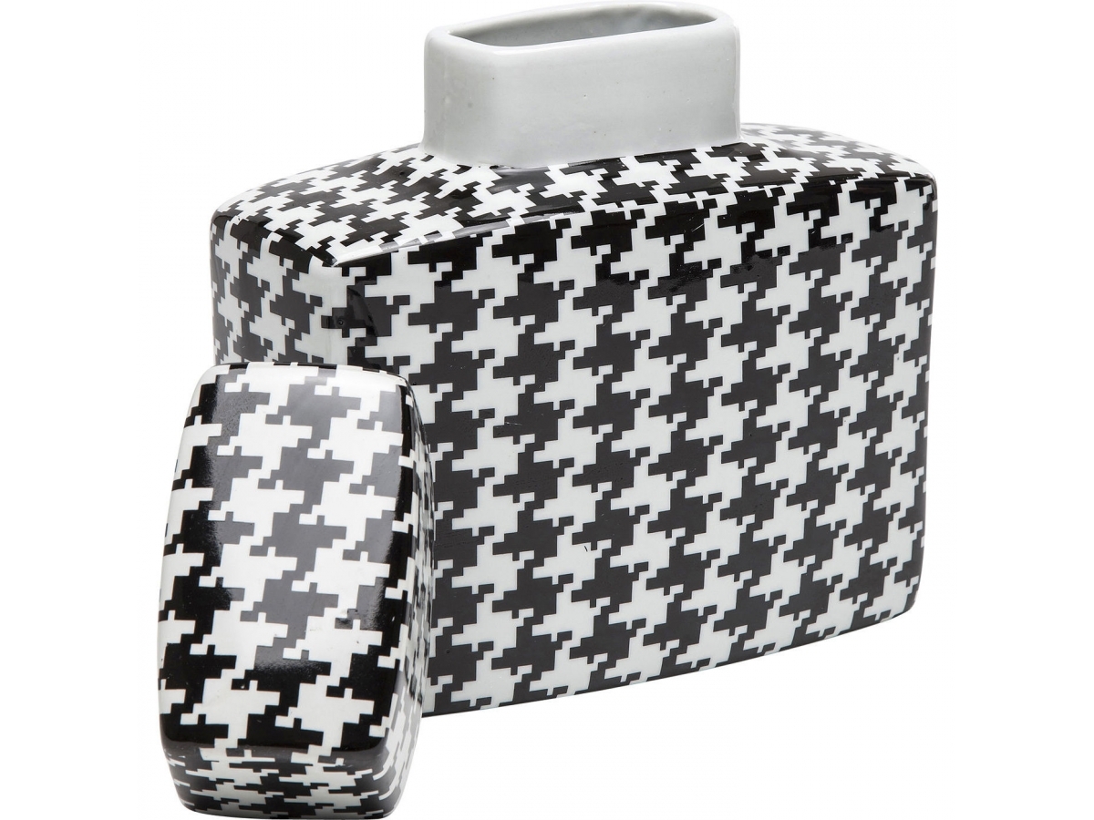 Contenitore decorativo houndstooth 22cm kare design