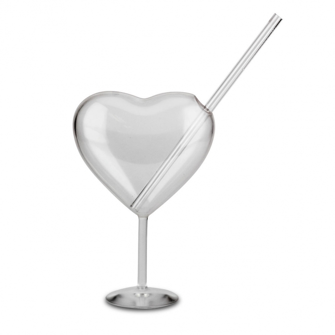 BICCHIERE VINO CUORE