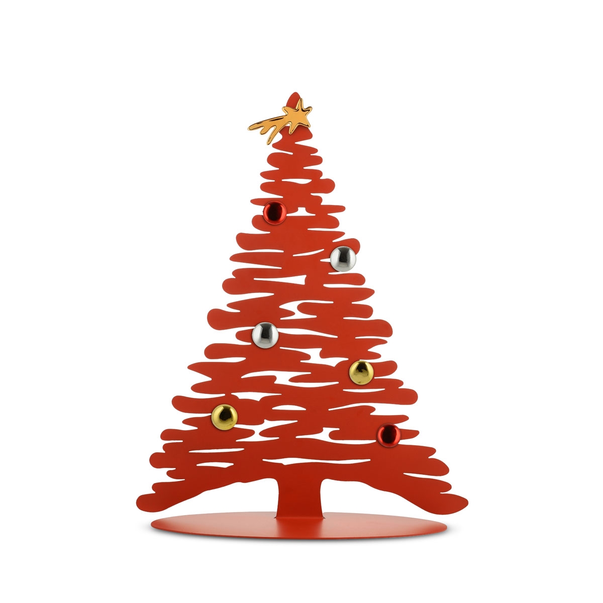 Bark for christmas albero grande rosso alessi