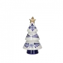 Albero M In Stoneware Blu E Oro