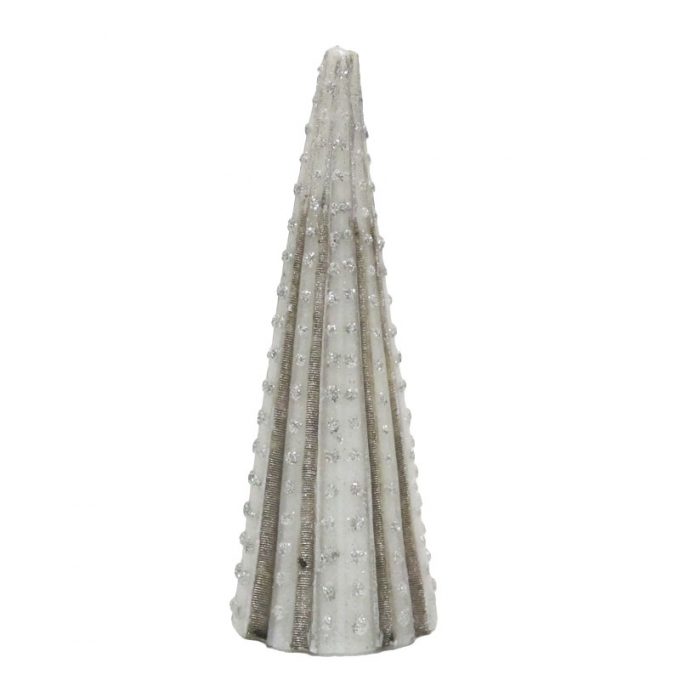 L'oca nera - candela cono piccolo  puntini  cm 5,5 x 15 h