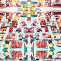 Tovaglia in vinile+cotone stampata toiletpaper seletti
