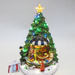 Christmas tree Led 3 ass Battery-LED-24x24x15cm