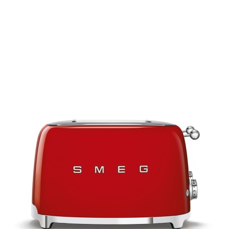 Tostapane rosso 4 slot rosso linea anni 50 Smeg