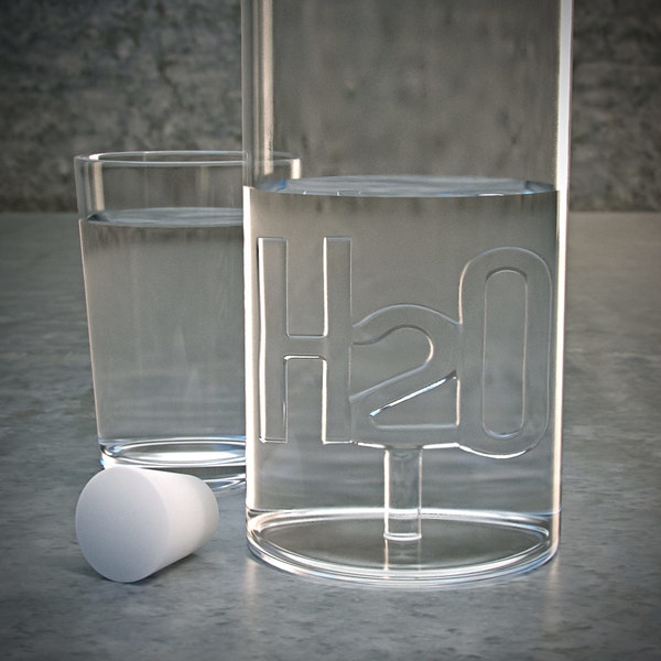 Bottiglia h2o 1.2 l borosilicato Balvi