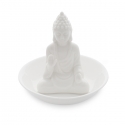 Porta?anelli Buddha bianco ceramica - ce