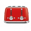 Tostapane rosso 4 slot rosso linea anni 50 Smeg