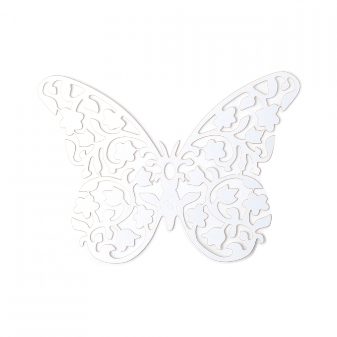 Busta 6 farfalle carta traforate 16x11cm Hervit