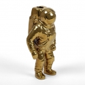 Vaso in porcellana astronauta cosmic-diner-starman-gold seletti