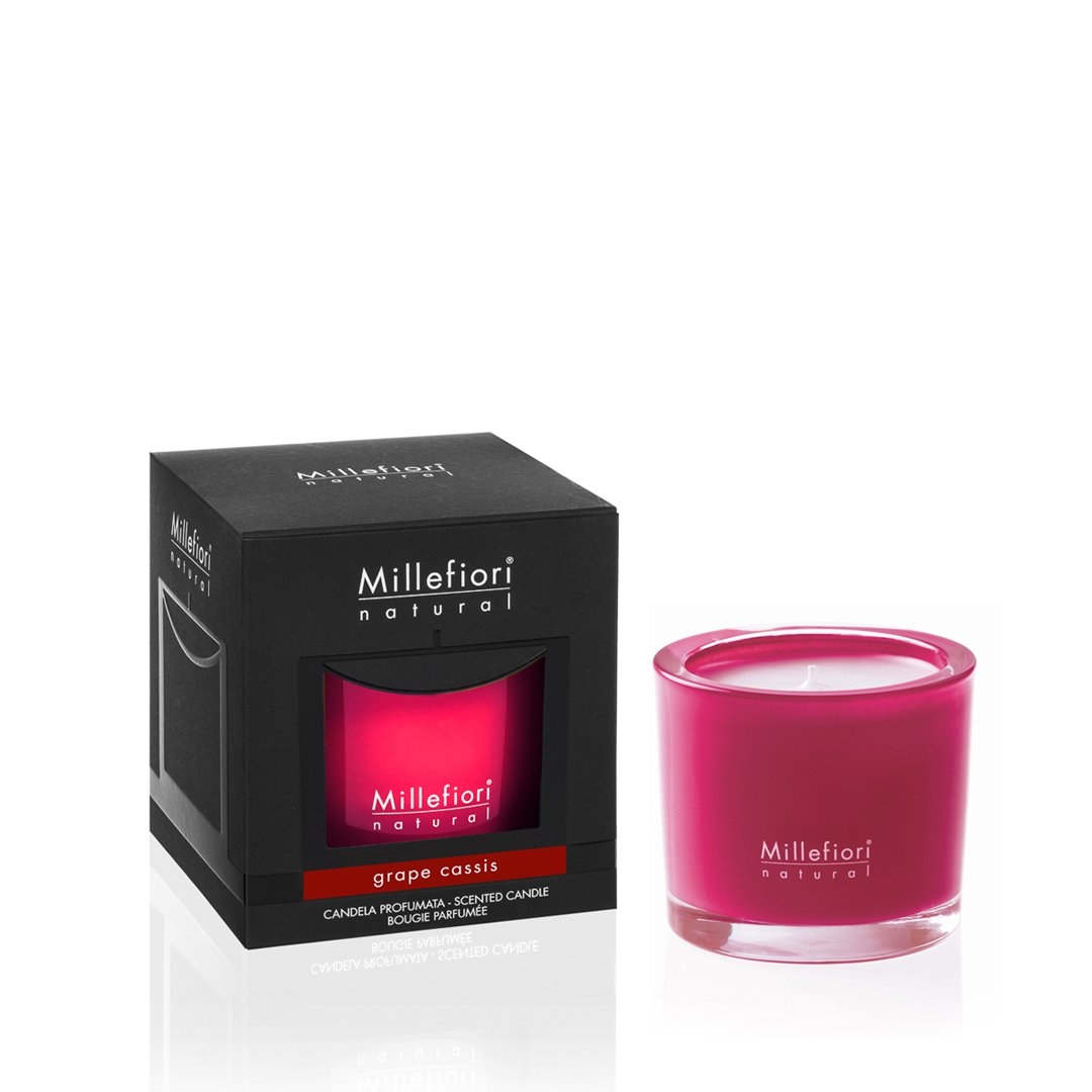 Candela profumata collezione natural 180 gr berry delight Millefiori