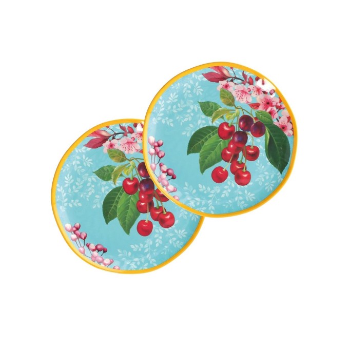 Set 18 Piatti Country Life Rose e Tulipani