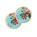Set 18 Piatti Country Life Rose e Tulipani