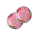 Set 18 Piatti Country Life Rose e Tulipani