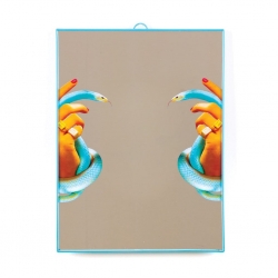 Seletti Specchio  Toiletpaper  Cm.30X40 - Hands With Snakes