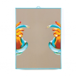 Seletti Specchio  Toiletpaper  Cm.30X40 - Hands With Snakes