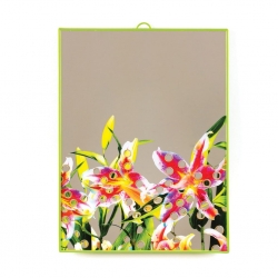 Seletti Specchio  Toiletpaper  Cm.30X40 - Flower With Holes