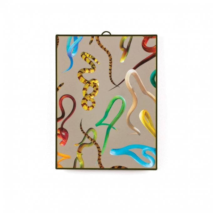 Specchio Toiletpaper medio serpenti Seletti
