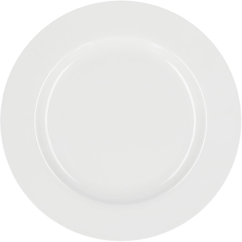 Set piatti 18 pz essenziale la porcellana bianca