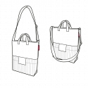 Urban Shoulderbag London Black & White Reisenthel