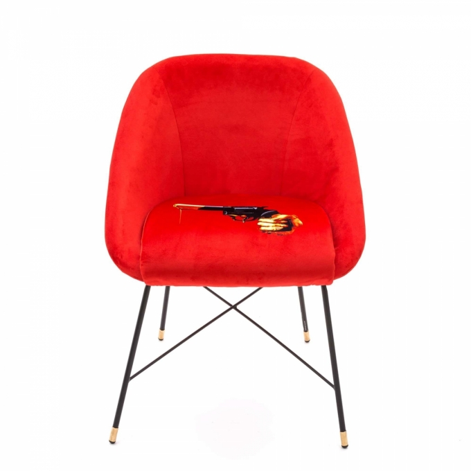 Poltroncina pistola toiletpaper seletti