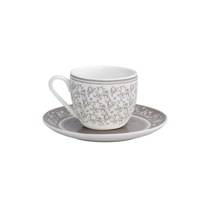 TAZZINA CAFFE RICCIOLI DI FATA SET 2 PZ PORCELLANA