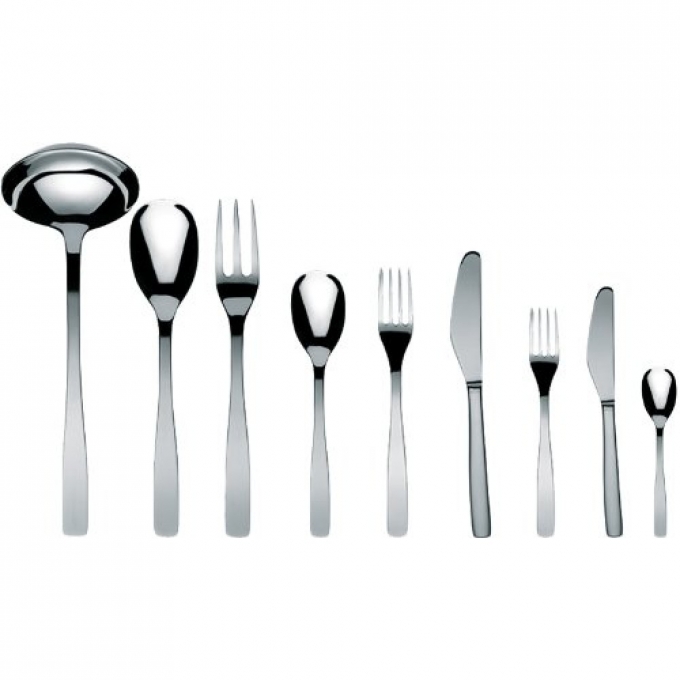 Set 75 posate Knifeforkspoon  Manico Cavo Alessi