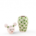 Seletti Vaso In Dolomite Con Coperchio  Le Canopie-Izumi  ? Cm.17,5 H.25,5/39