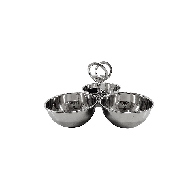 Decoration Nut Dish 3 Way 22x21x14cm