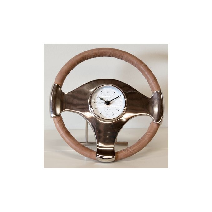 Decoration Table Clock Steering Wheel 26x15x22