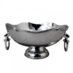 Decoration Bowl w/hanging horse paddles 23x13cm