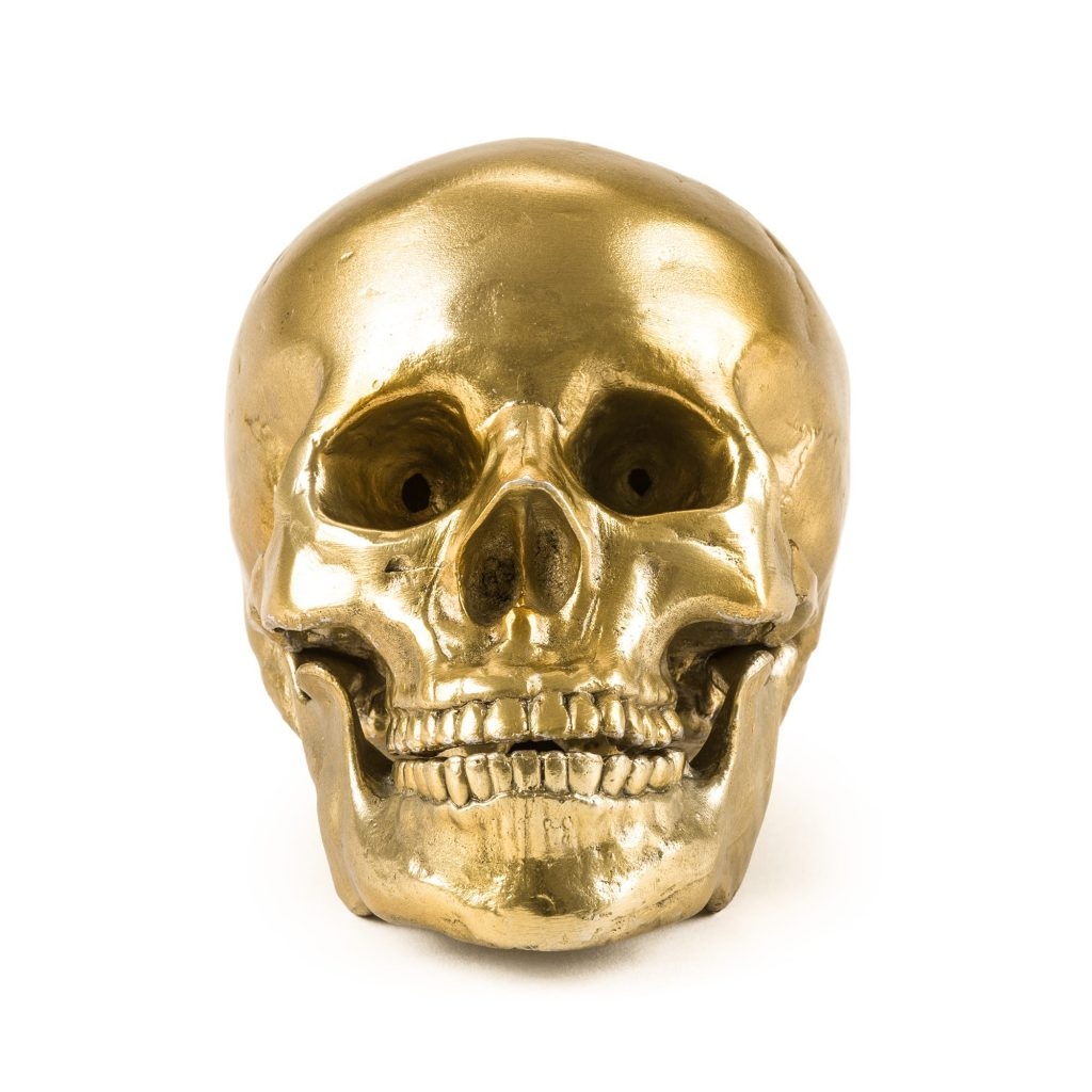 Teschio in alluminio diesel-human skull seletti