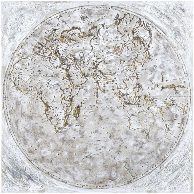 Quadro earth 100x100cm