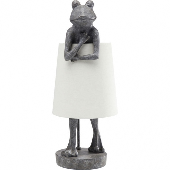 Lampada da tavolo animal frog grigio kare design