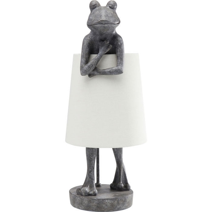 Lampada da tavolo animal frog grigio kare design