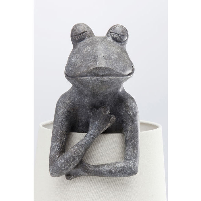 Lampada da tavolo animal frog grigio kare design