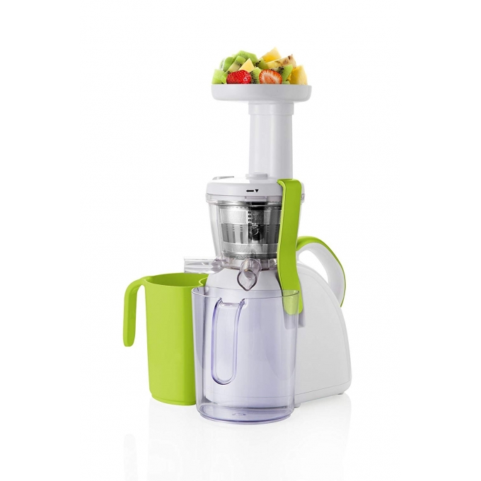 Brandani - estrattore di succo vigoroso bianco e verde abs e inox