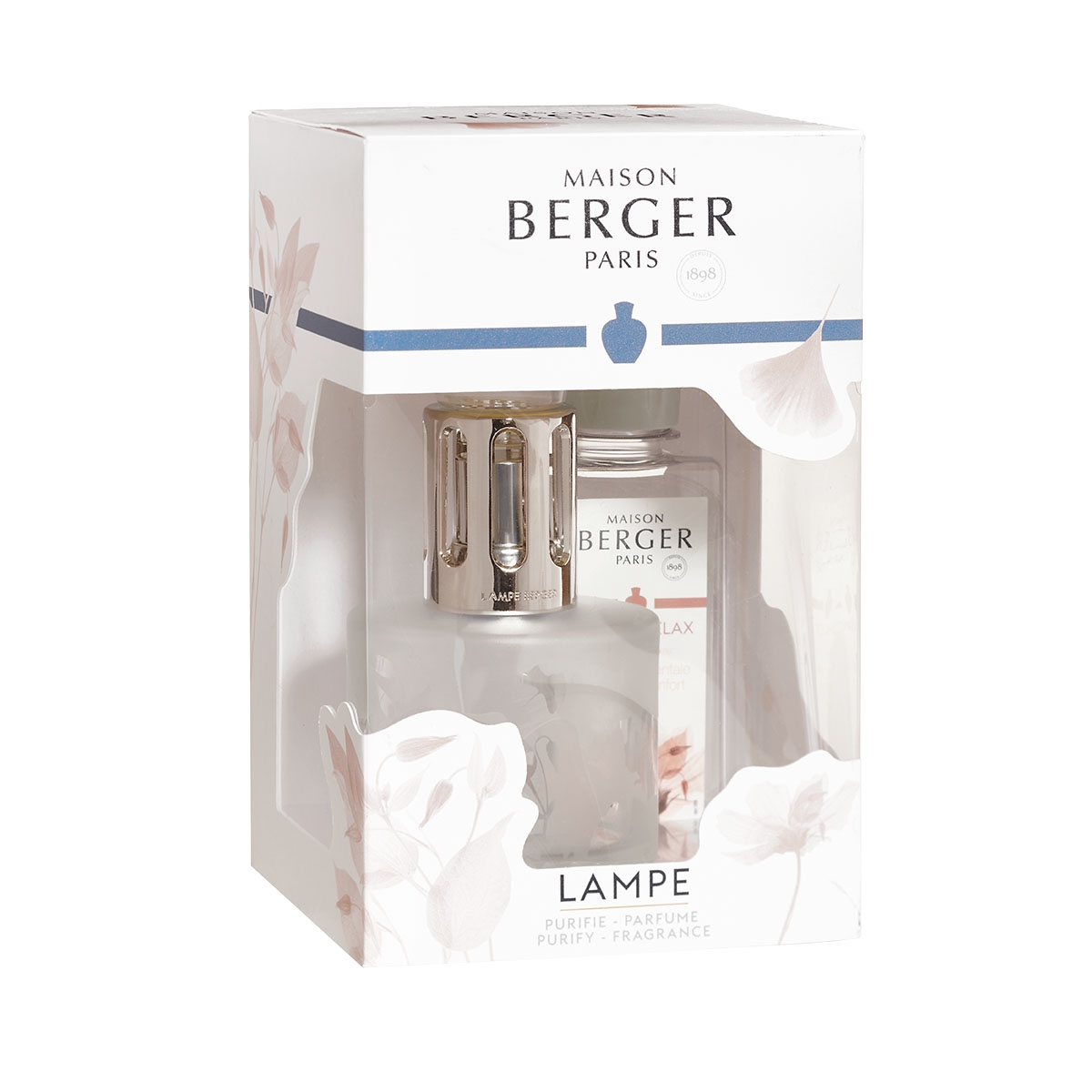 Cofanetto aroma relax con 180ml douceur orientale lampe berger