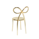 Sedia metal ribbon chair Qeeboo oro