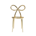 Sedia metal ribbon chair Qeeboo oro